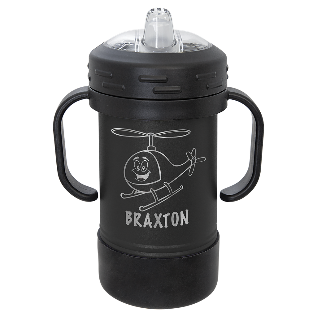 Polar Camel 10 oz. Black Sippy Cup