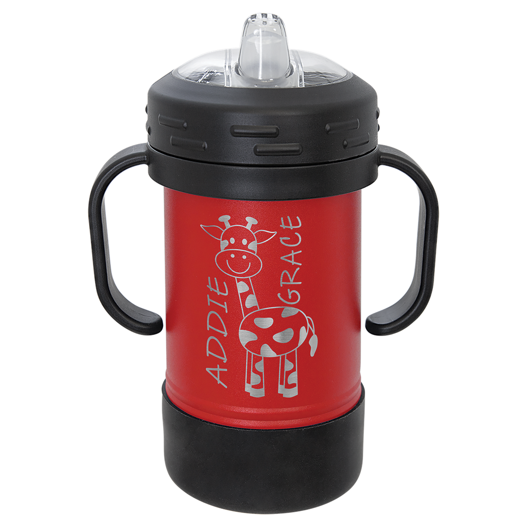 Polar Camel 10 oz. Red Sippy Cup