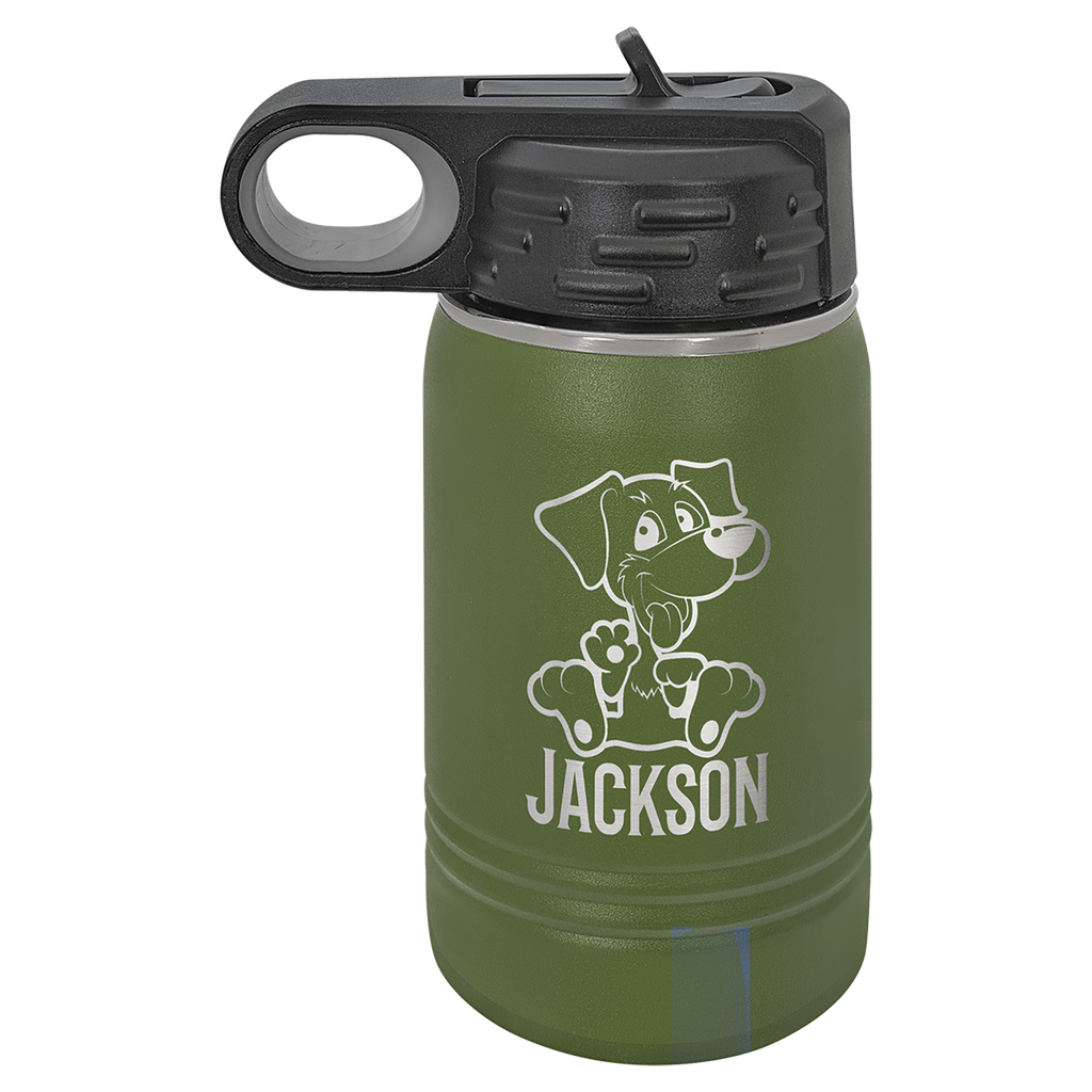 12 oz. Olive Green Polar Camel Water Bottle