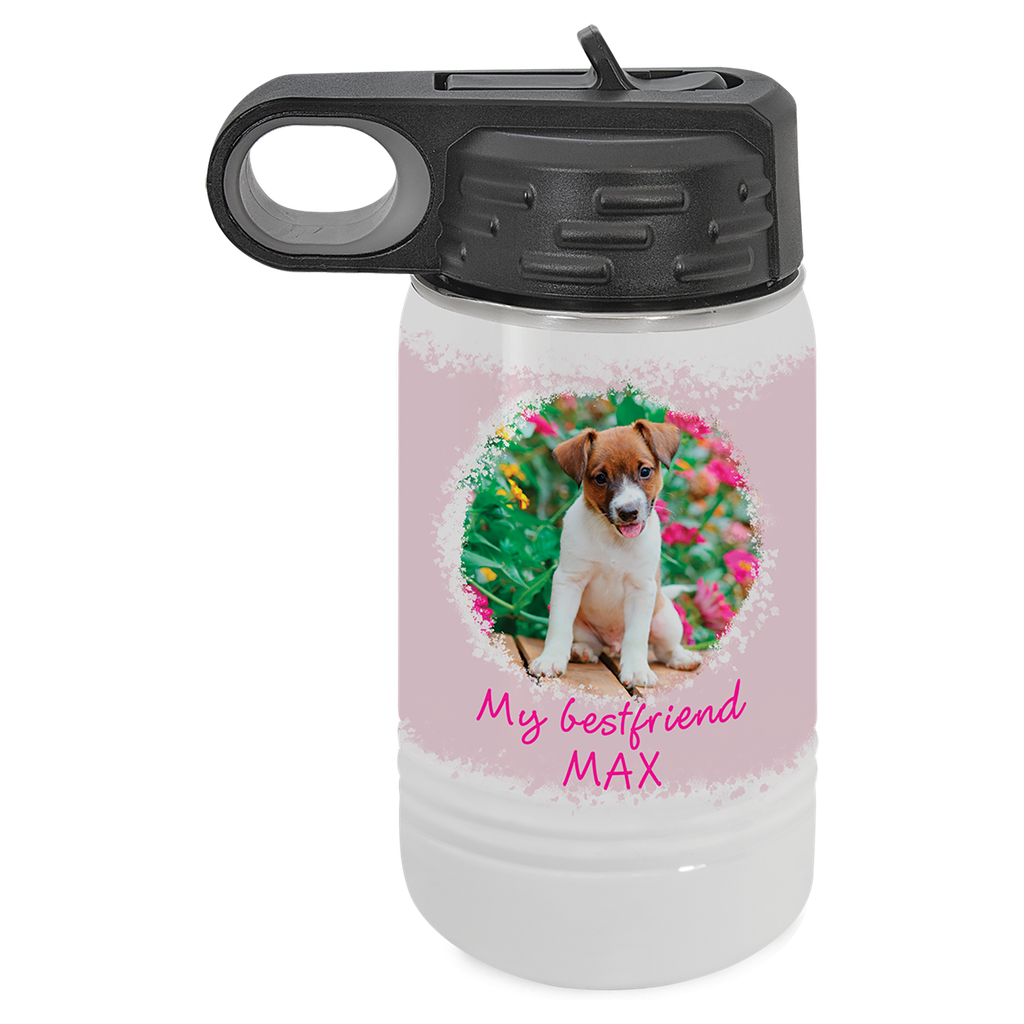 12 oz. White Sublimatable Polar Camel Water Bottle