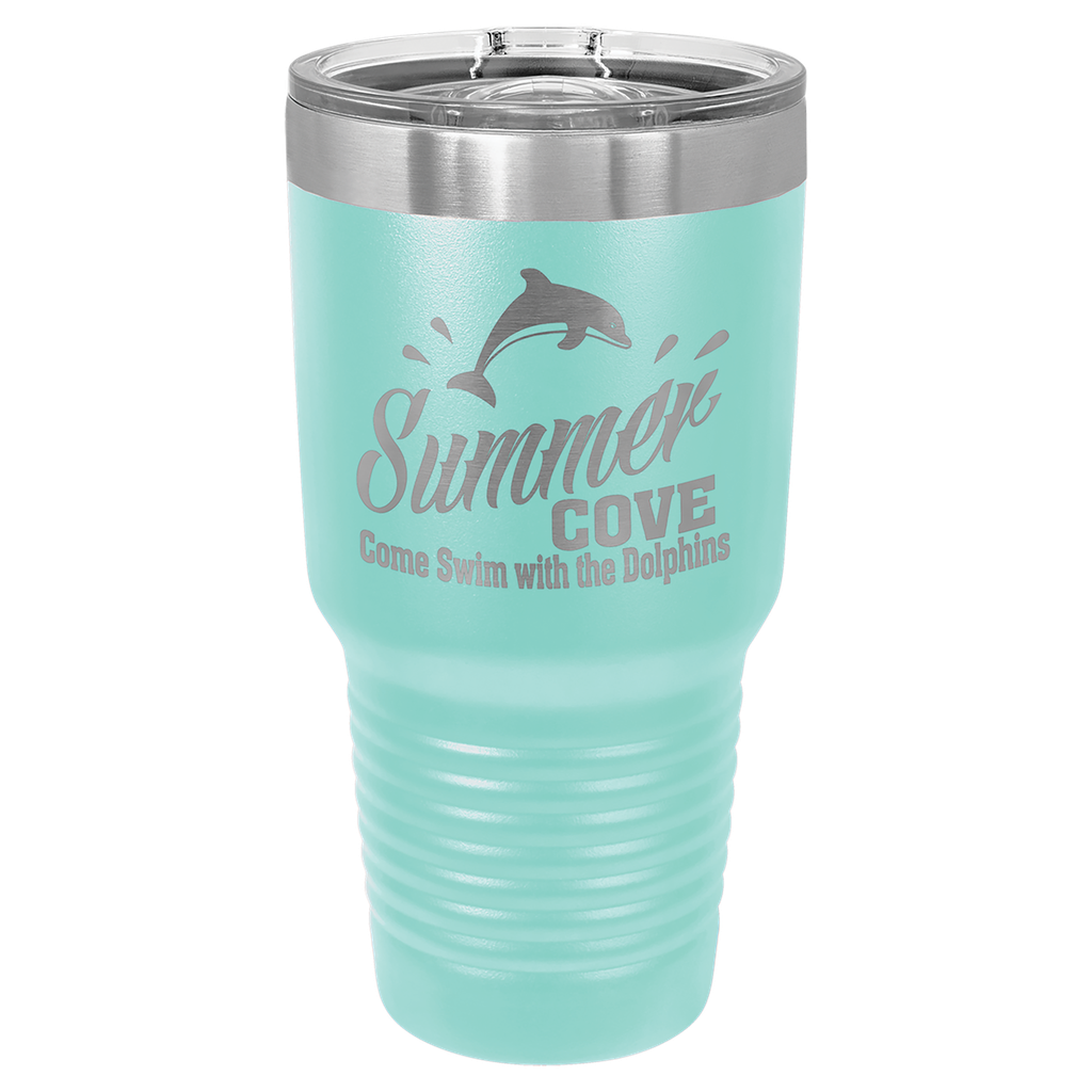 Polar Camel 30 oz. Teal Ringneck Insulated Tumbler w/Slider Lid
