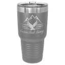 Polar Camel 30 oz. Dark Gray Ringneck Insulated Tumbler w/Slider Lid