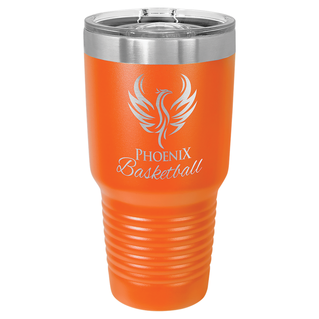 Polar Camel 30 oz. Orange Ringneck Insulated Tumbler w/Slider Lid