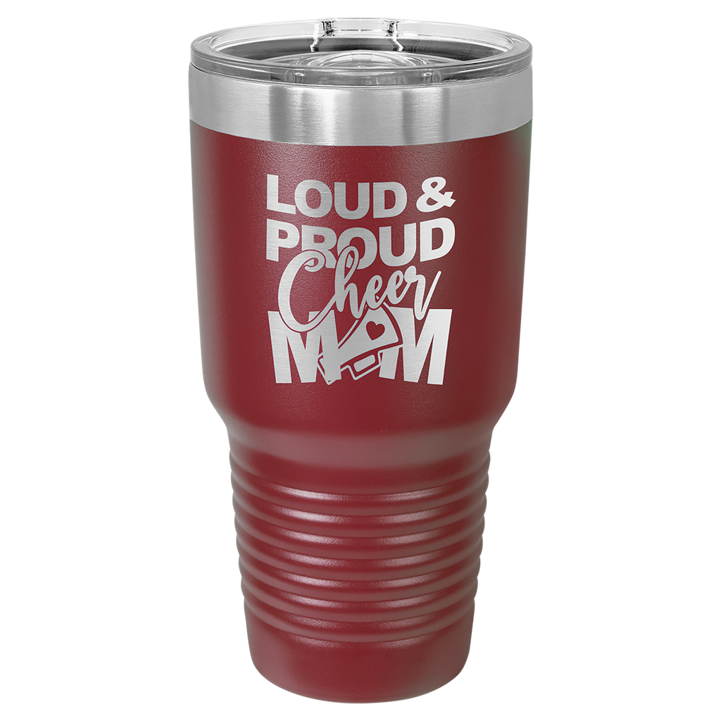 Polar Camel 30 oz. Maroon Ringneck Insulated Tumbler w/Slider Lid