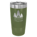 Polar Camel 20 oz. Olive Green Ringneck Insulated Tumbler with/Slider Lid