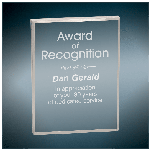 [BAC23] 6" x 8" Clear Rectangle Acrylic