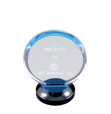 [HAL101BU] 7" Blue Halo Acrylic