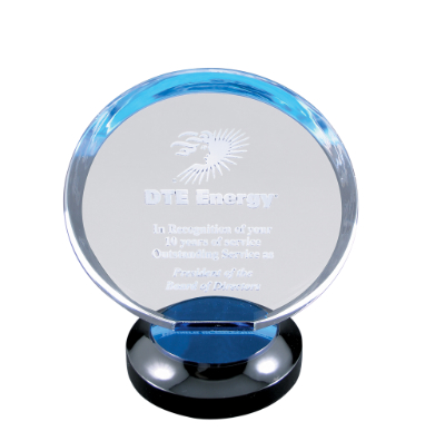 [HAL102BU] 8" Blue Halo Acrylic