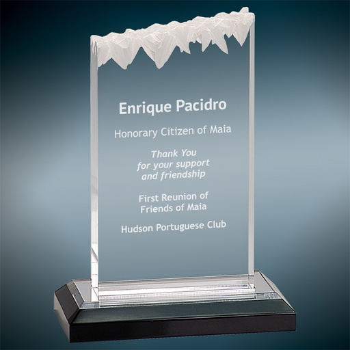 [IMP402S] 5" x 7" Silver Frosted Impress Acrylic