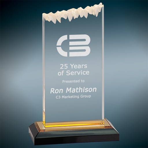 [IMP403G] 5" x 8" Gold Frosted Impress Acrylic