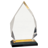 [IMP303G] 5 1/4" x 8 3/4" Gold Diamond Impress Acrylic