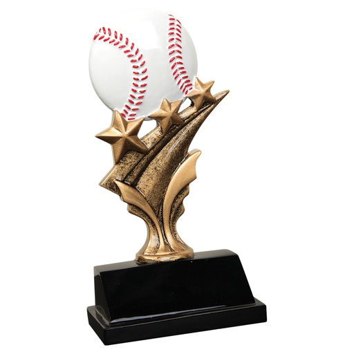 [TS801] 5 1/2" Baseball Tri Star Resin