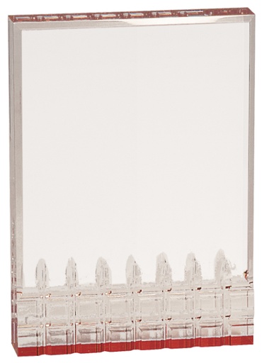 [MR33RD] 5" x 7" Red Mirage Acrylic