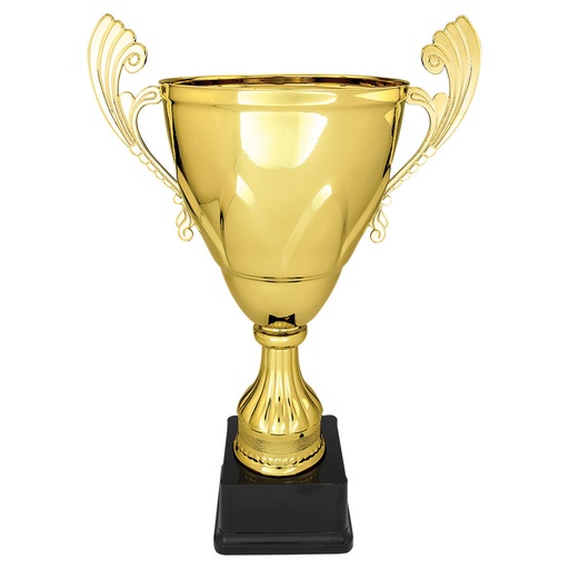 [CMC714G] 16 3/4" Gold Completed Metal Cup on Plastic Base