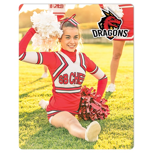 [CLX4008] 8" x 10" Matte White ChromaLuxe Aluminum Photo Panel