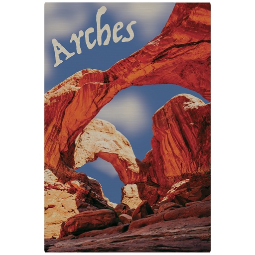 [CLX4135] 8" x 12" Gloss Silver ChromaLuxe Aluminum Photo Panel