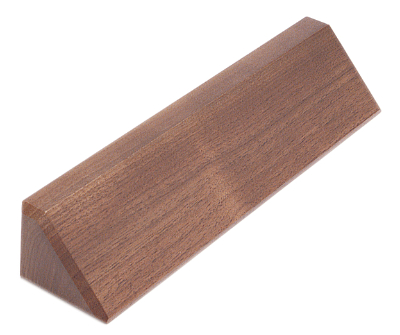 [DS10] 10 1/2" Genuine Walnut Desk Wedge