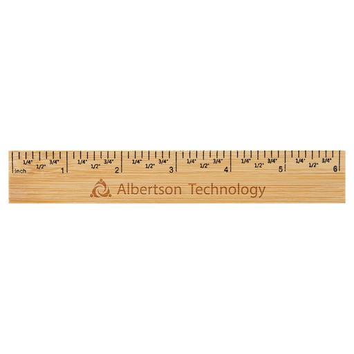 [GFT052] 6" Bamboo Ruler
