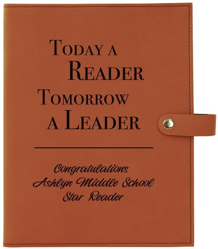 [GFT308] 6 1/2" x 8 3/4" Rawhide Leatherette Book/Bible Cover with Snap Closure