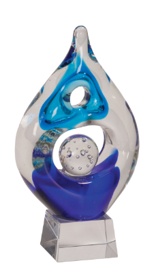 [AGS01] 8 1/2" Winner Art Glass
