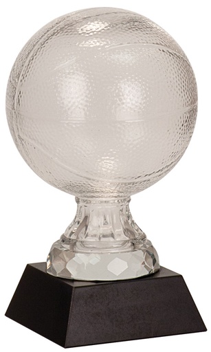 [SBG102] 7" Glass Basketball with Marble Base