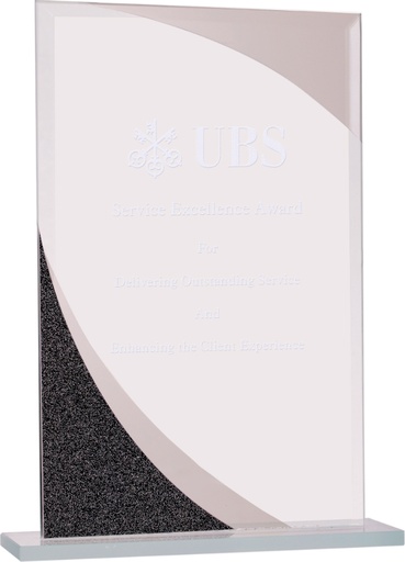 [DGS21] 7 1/2" Rectangle Designer Glass Award