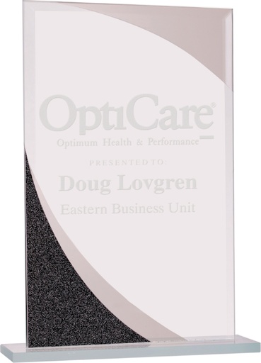 [DGS22] 8" Rectangle Designer Glass Award