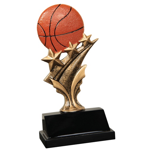 [TS802] 5 1/2" Basketball Tri Star Resin
