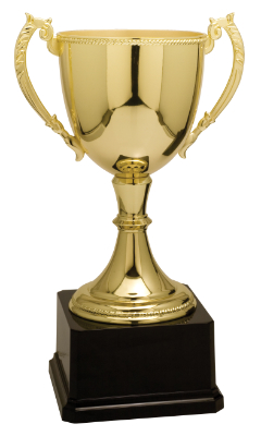[CZC605G] 11" Gold Completed Zinc Cup Trophy