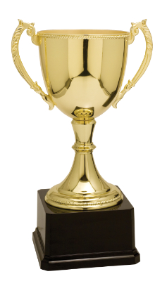 [CZC607G] 12 3/4" Gold Completed Zinc Cup Trophy