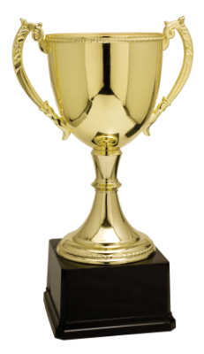 [CZC609G] 16 3/4" Gold Completed Zinc Cup Trophy