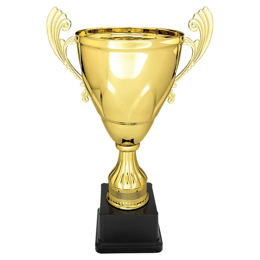 [CMC712G] 13" Gold Completed Metal Cup on Plastic Base