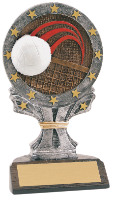 [R658] 6 1/4" Volleyball All Star Resin