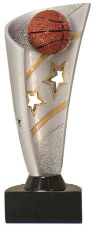 [BNN32] 8 1/2" Basketball Banner Resin