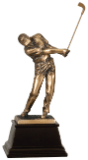 [GSN03] 8 3/4" Bronze Male Golf Resin Award