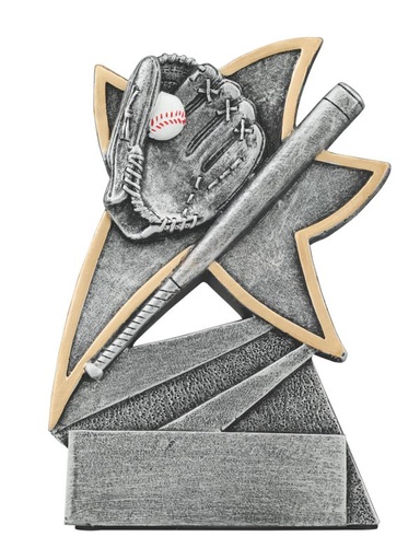 [JSR101] 5 1/2" Baseball Jazz Star Resin