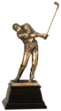 [GSN23] 15" Bronze Male Golf Resin Award