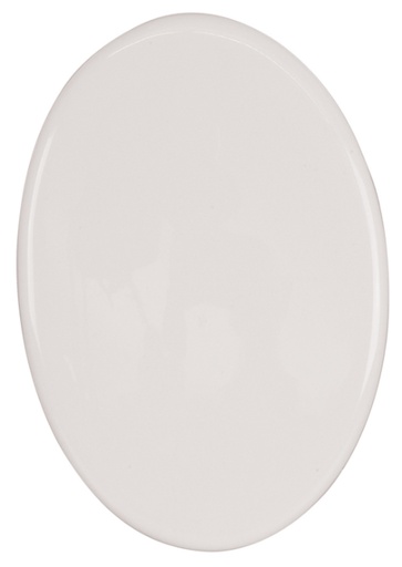 [STL46V] 4" x 5 13/16" White Sublimatable Oval Ceramic Tile