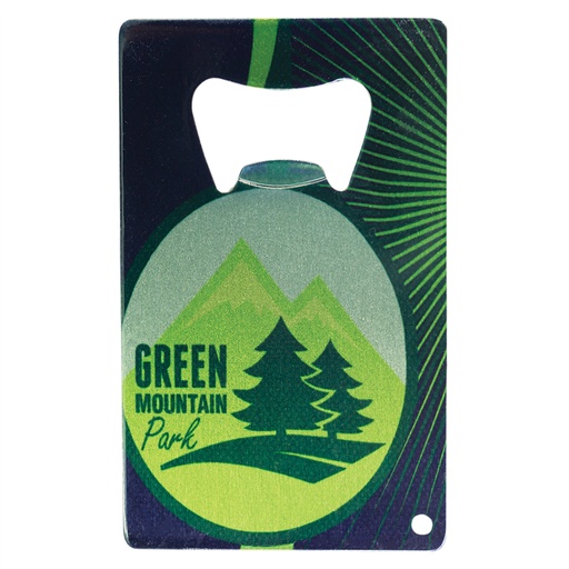 [SBL117] 2" x 3 1/4" Sublimatable Stainless Steel Bottle Opener with Punch Hole