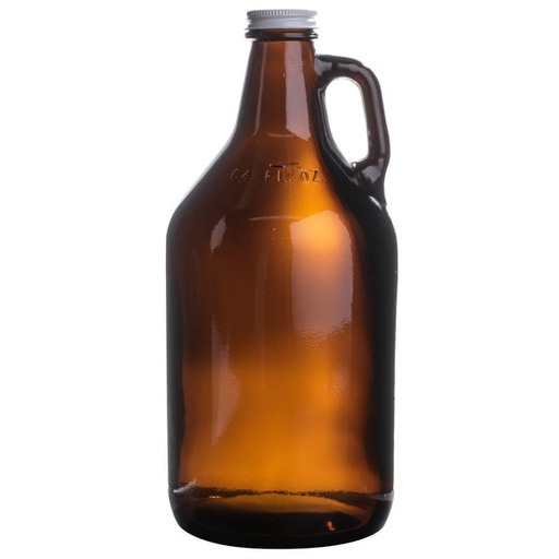 [GLS010_64oz] Libbey 70217 64 oz. Amber Growler