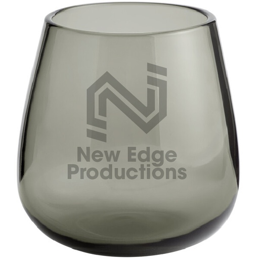 [GLS-A9509GY] Pangea 13 oz. Gray Stemless Wine Glass