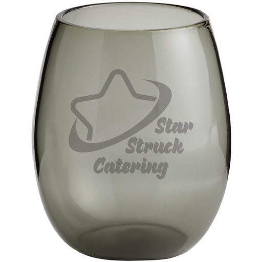 [GLS-A9510GY] Pangea 15 oz. Gray Stemless Wine Glass