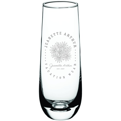 [GLS-A5520] 10 oz. Stemless Flute Glass
