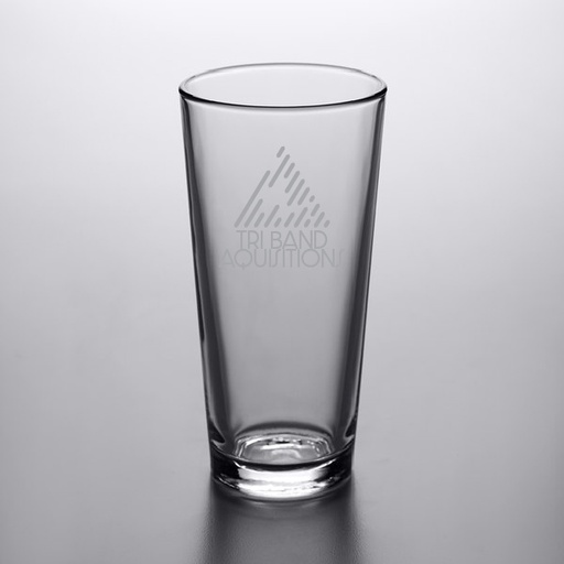 [GLS-L15144] Libbey Restaurant Basics 20 oz. Rim Tempered Tall Mixing Glass