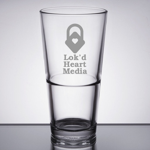 [GLS-L15792] Libbey Restaurant Basics 22 oz. Rim Tempered Stackable Mixing Glass