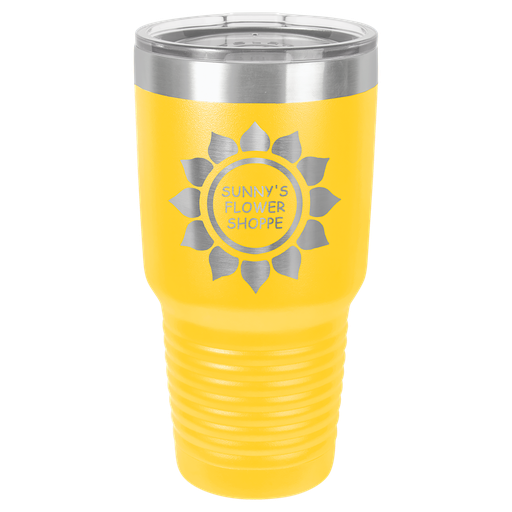 [LTM7317] Polar Camel 30 oz. Yellow Ringneck Vacuum Insulated Tumbler w/Clear Lid
