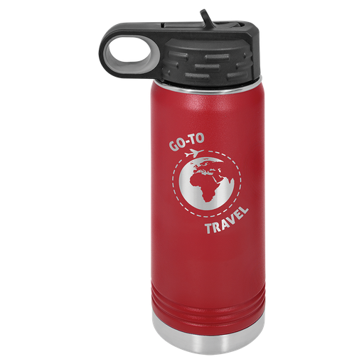 [LWB113] 20 oz. Maroon Polar Camel Water Bottle