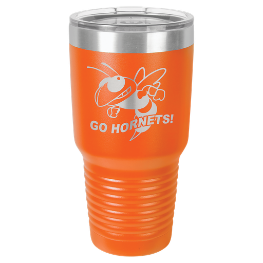 [LTM7312] Polar Camel 30 oz. Orange Ringneck Vacuum Insulated Tumbler w/Clear Lid