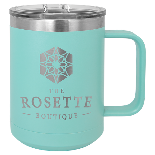 [LCM106] Polar Camel 15 oz. Teal Vacuum Insulated Mug with Slider Lid