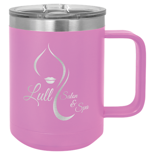 [LCM108] Polar Camel 15 oz. Light Purple Vacuum Insulated Mug with Slider Lid